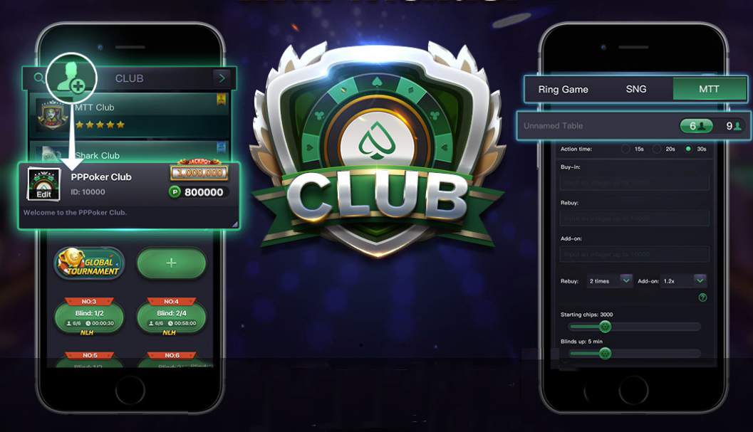 Clubs PPPoker